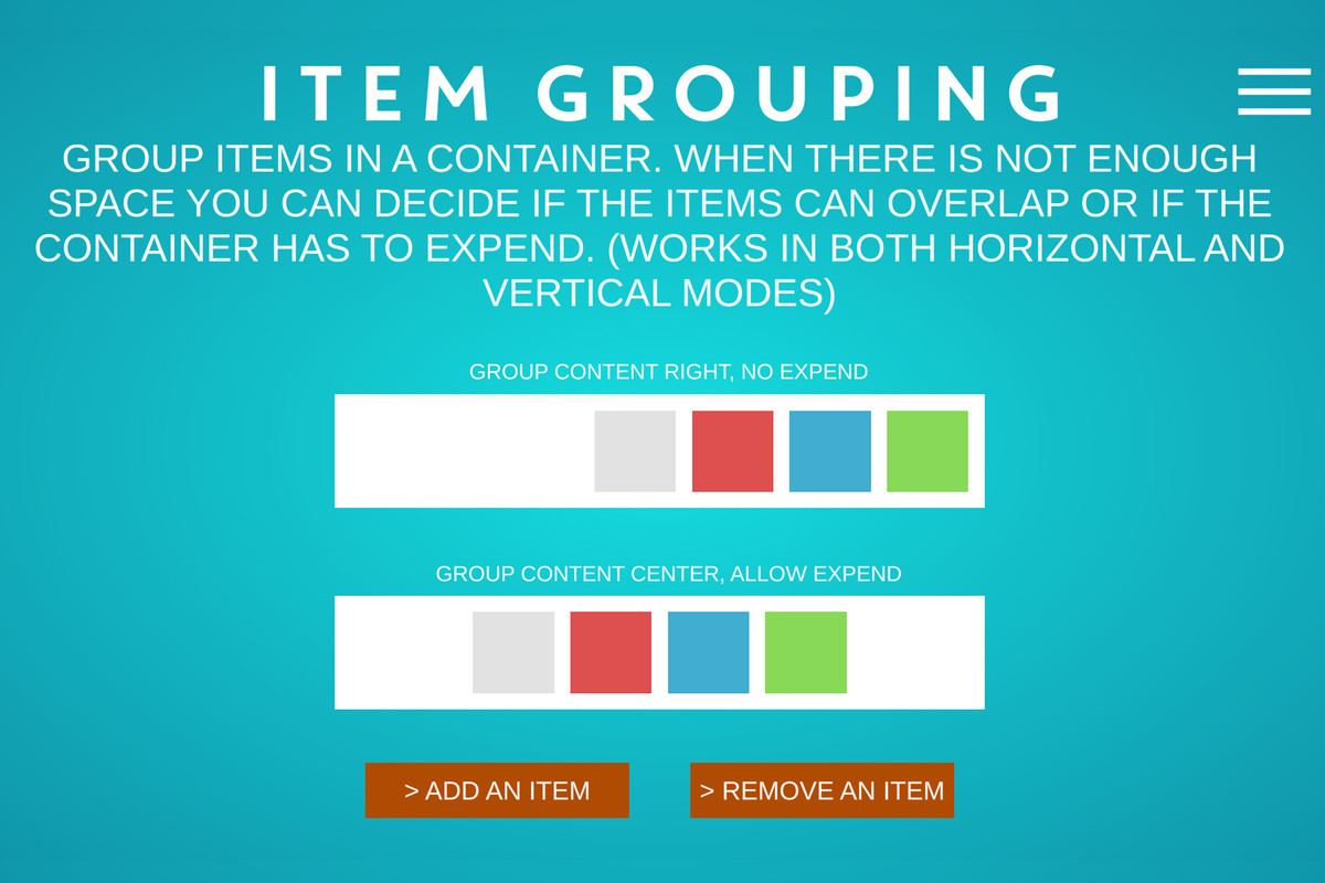 Responsive UI Pro, Unity asset screenshot 4