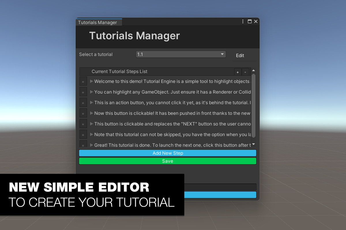 Tutorial Engine 2024 - Easy Step-By-Step Tutorial Creator!, Unity asset screenshot 3